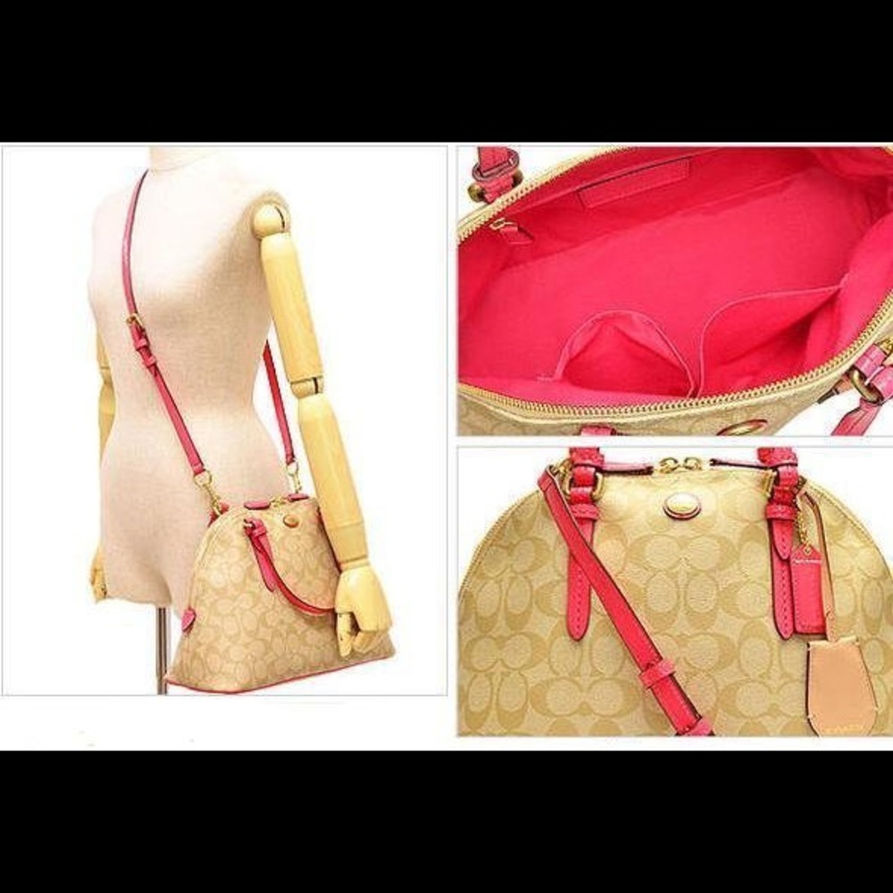 BRAND NEW Coach Peyton Signature Satchel -Pink 💕
